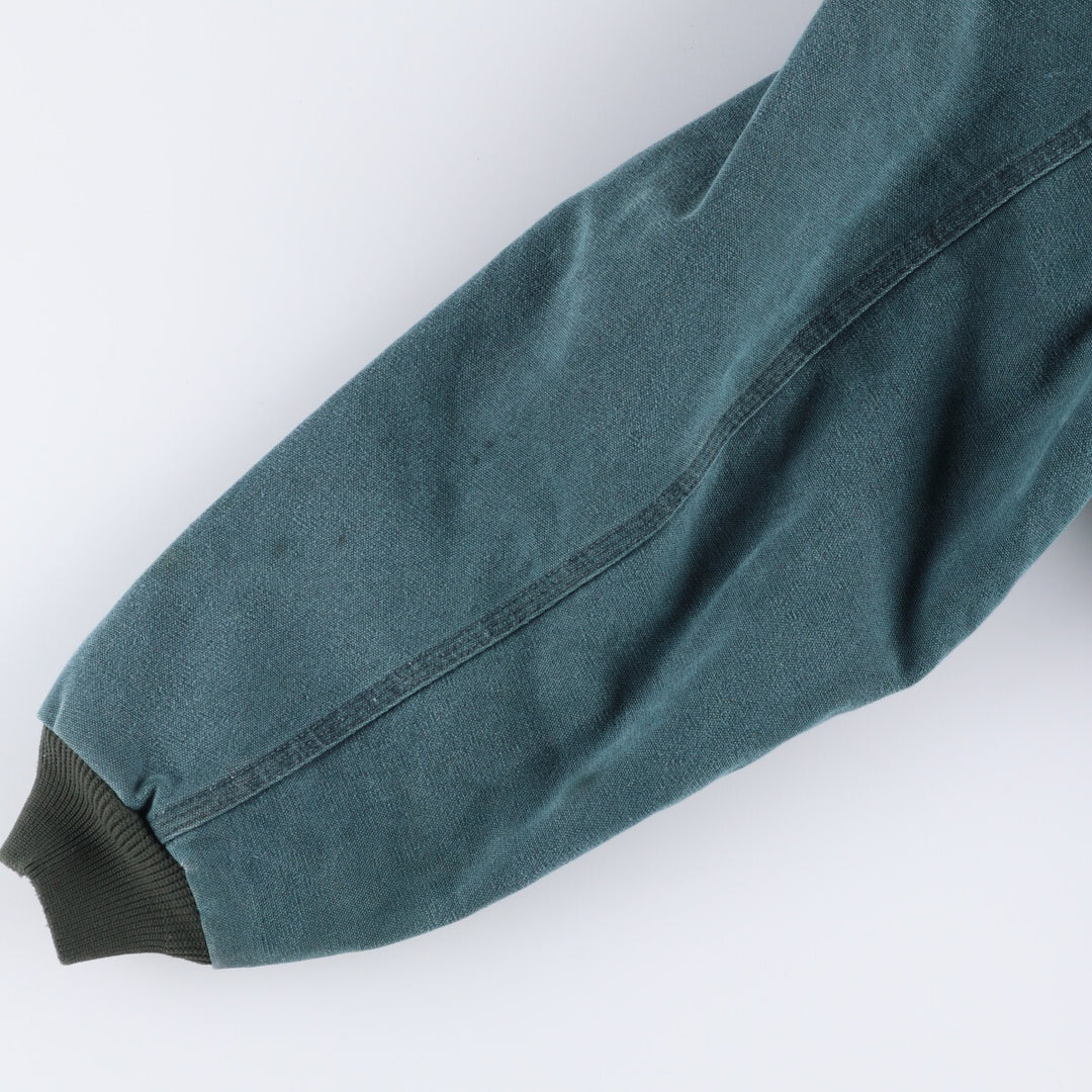 80s-90'S Carhartt Active Jacket, Padded Duck Full Zip Hoodie, Made in USA, Men's XL, Vintage /eaa515788