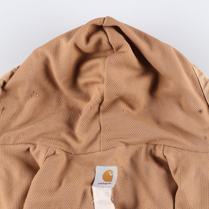 80s~90'S Carhartt Active Jacket Paint Duck Full Zip Hoodie Made in USA Men's XL Vintage /eaa515789