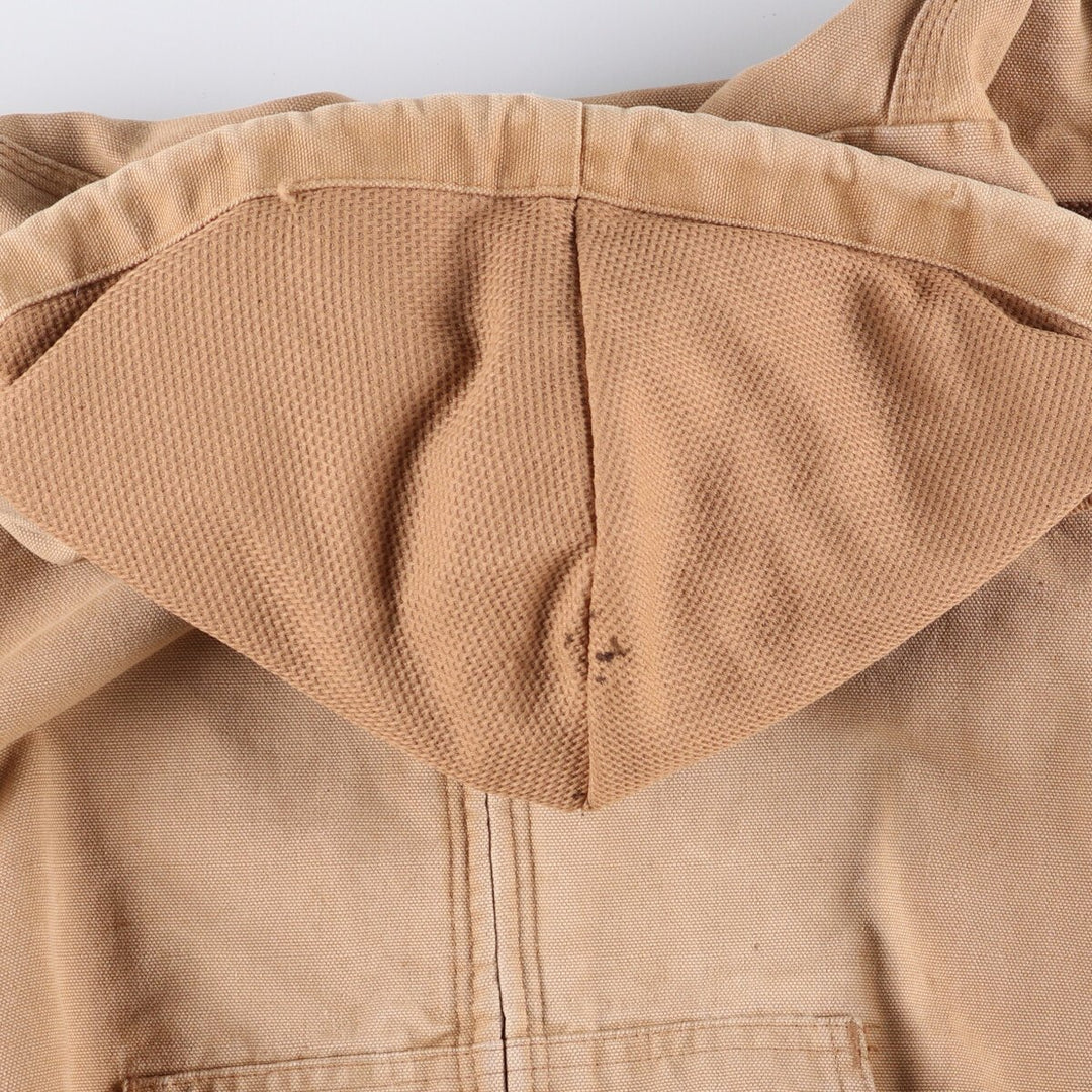 80s~90'S Carhartt Active Jacket Paint Duck Full Zip Hoodie Made in USA Men's XL Vintage /eaa515789