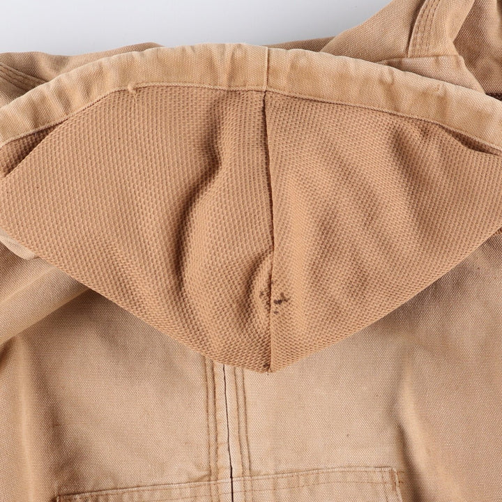 80s~90'S Carhartt Active Jacket Paint Duck Full Zip Hoodie Made in USA Men's XL Vintage /eaa515789