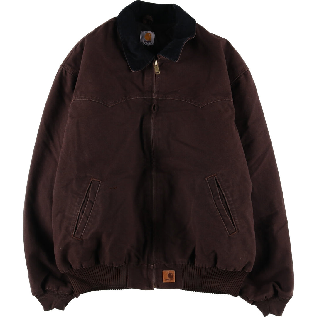 Carhartt Padded Santa Fe Jacket Duck Work Blouson Men's XXL / eaa515794