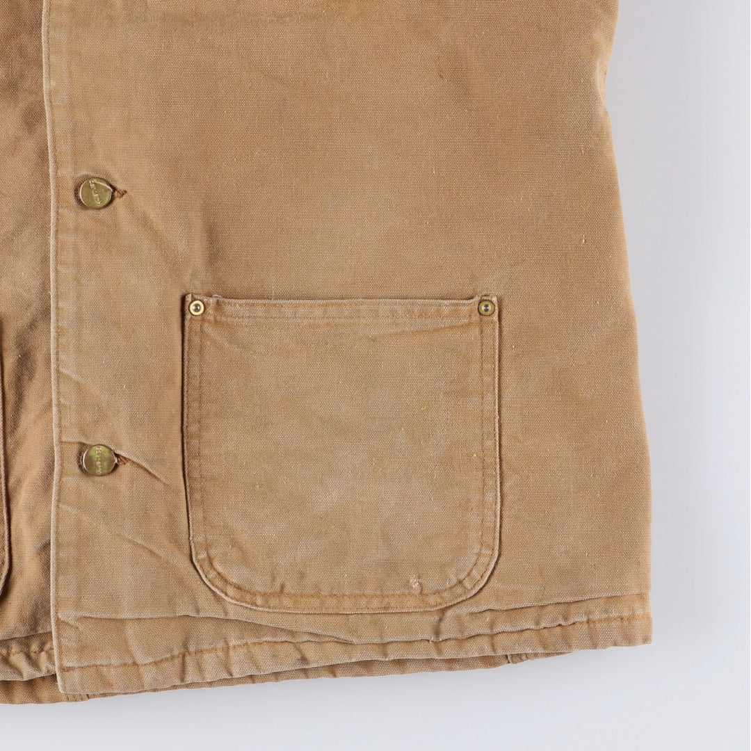 90'S Carhartt Michigan Chore Coat Duck Coverall Made in USA Men's L Size Vintage /eaa515795