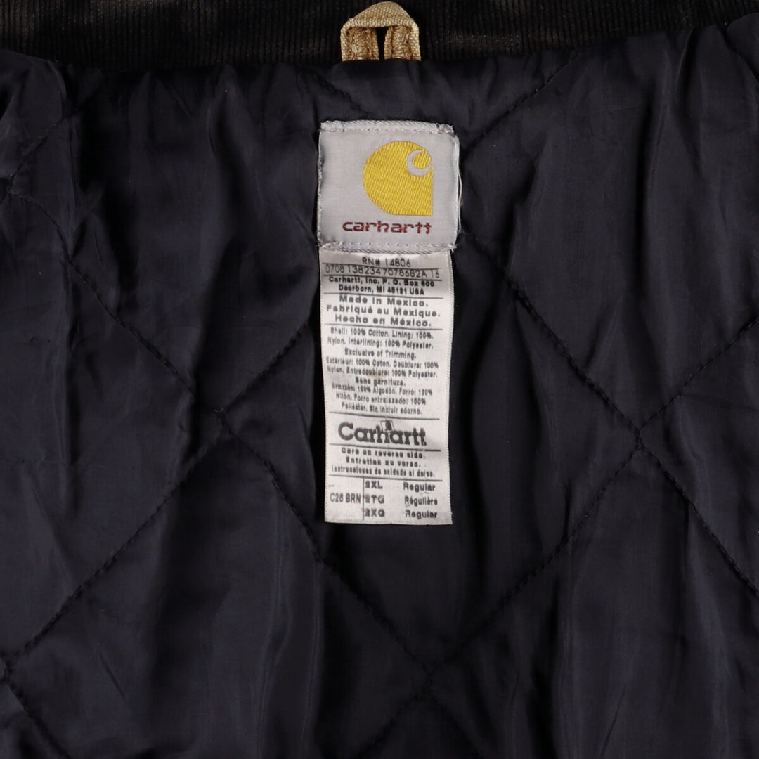 00'S Carhartt Traditional Coat Duck Work Jacket Men's XXL / eaa515797