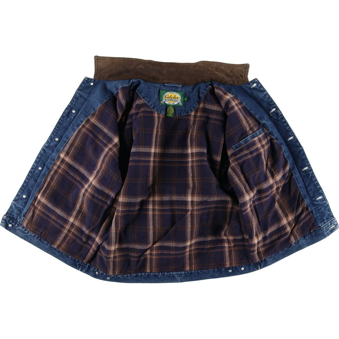 90s~00'S Cabelas denim jacket, denim jacket, men's size M /eaa515800