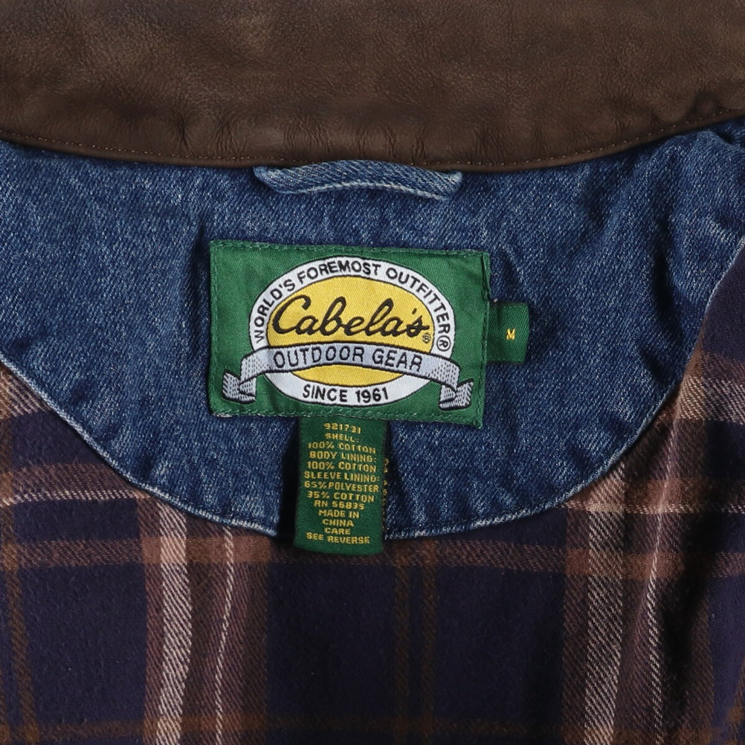 90s~00'S Cabelas denim jacket, denim jacket, men's size M /eaa515800