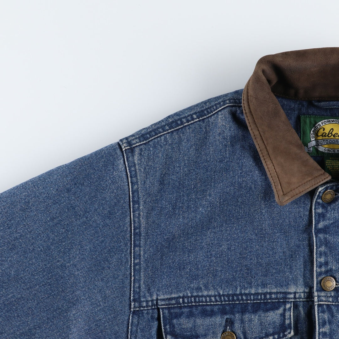 90s~00'S Cabelas denim jacket, denim jacket, men's size M /eaa515800