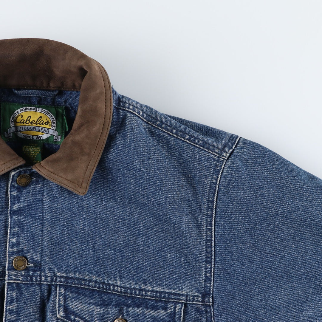 90s~00'S Cabelas denim jacket, denim jacket, men's size M /eaa515800