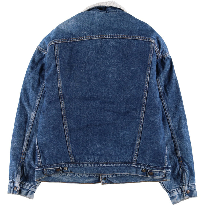 80'S Levi's 70609-0218 denim fleece jacket made in USA, men's size L, vintage /eaa515806