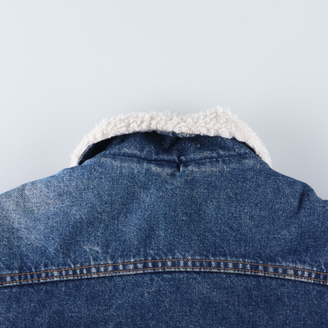 80'S Levi's 70609-0218 denim fleece jacket made in USA, men's size L, vintage /eaa515806