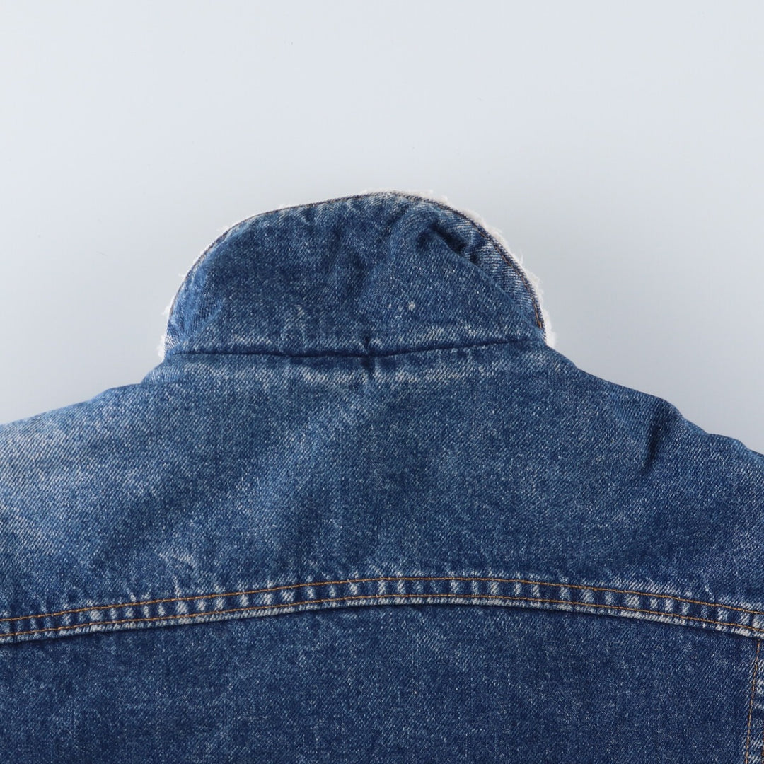 80'S Levi's 70609-0218 denim fleece jacket made in USA, men's size L, vintage /eaa515806