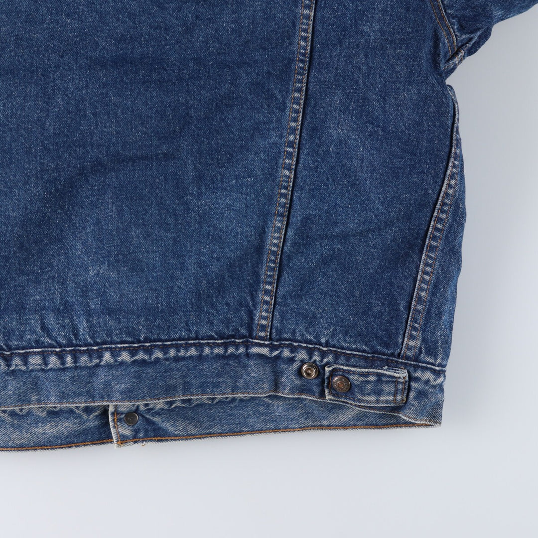 80'S Levi's 70609-0218 denim fleece jacket made in USA, men's size L, vintage /eaa515806