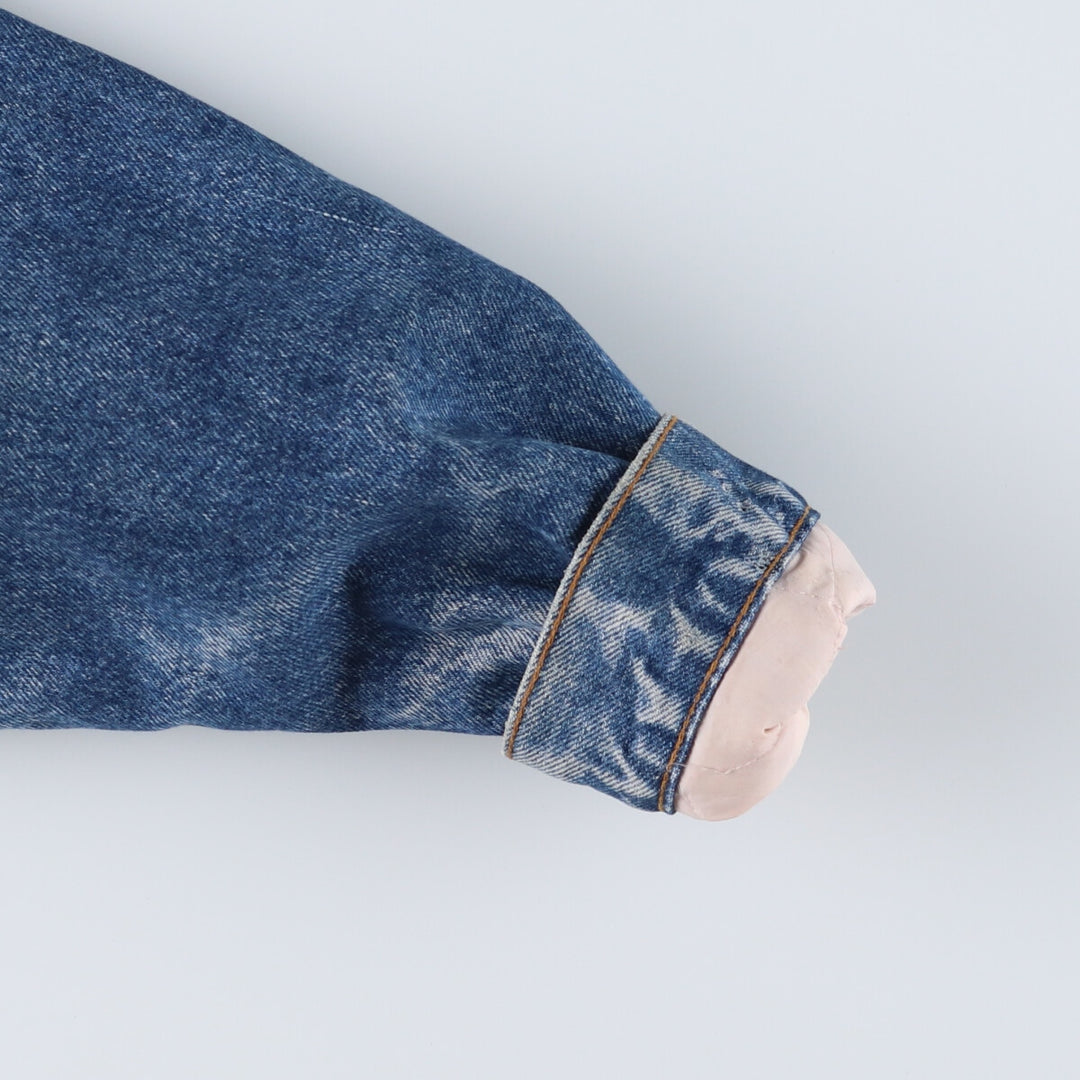 80'S Levi's 70609-0218 denim fleece jacket made in USA, men's size L, vintage /eaa515806