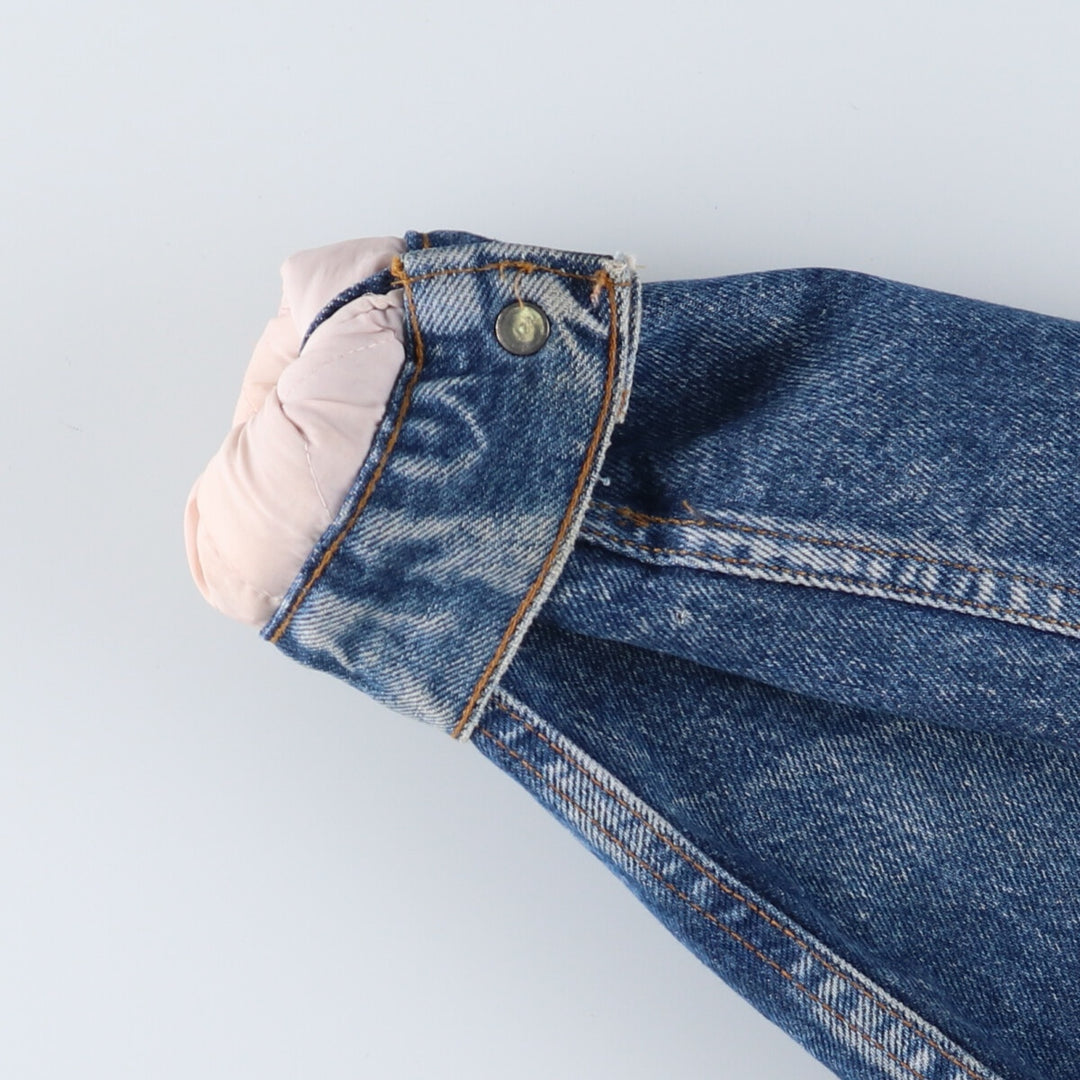 80'S Levi's 70609-0218 denim fleece jacket made in USA, men's size L, vintage /eaa515806