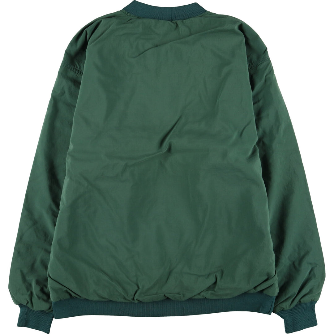 90'S Orvis V-neck warm-up pullover, Made in USA, Men's size M, Vintage unclear Khaki type Vintage Second Hand