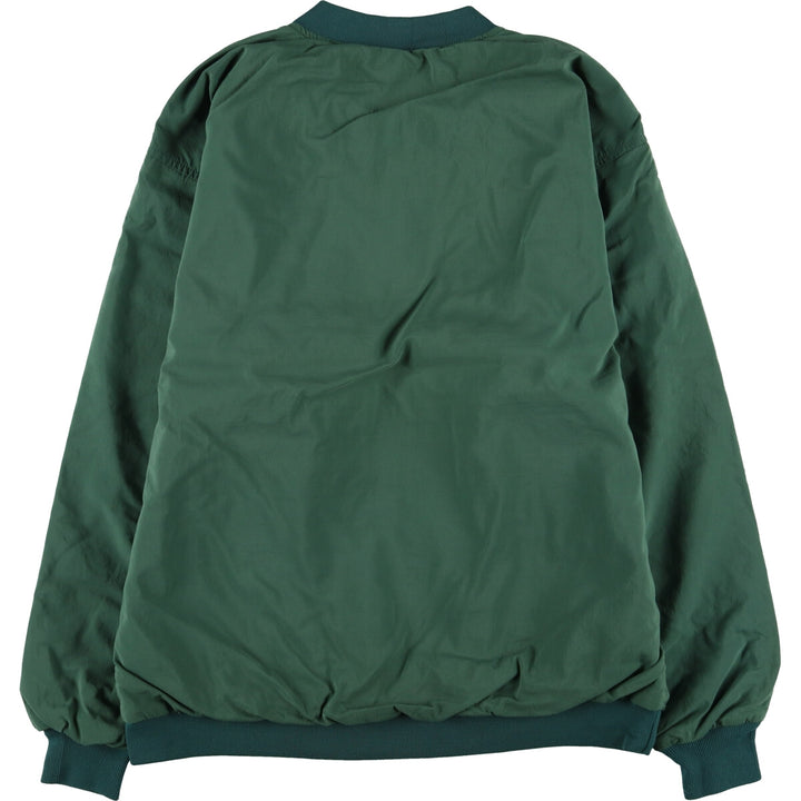 90'S Orvis V-neck warm-up pullover, Made in USA, Men's size M, Vintage unclear Khaki type Vintage Second Hand