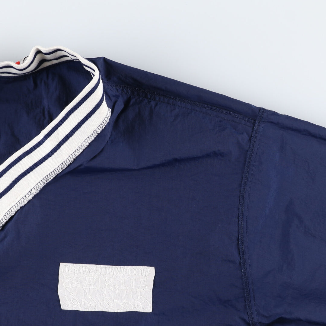 90'S Nike V-neck nylon pullover, men's XL size, vintage /eaa515829