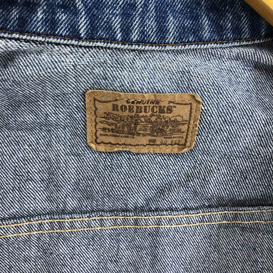80'S Sears ROEBUCKS Denim Jacket, G-Jean, Made in USA, Men's M Size, Vintage /eaa515853