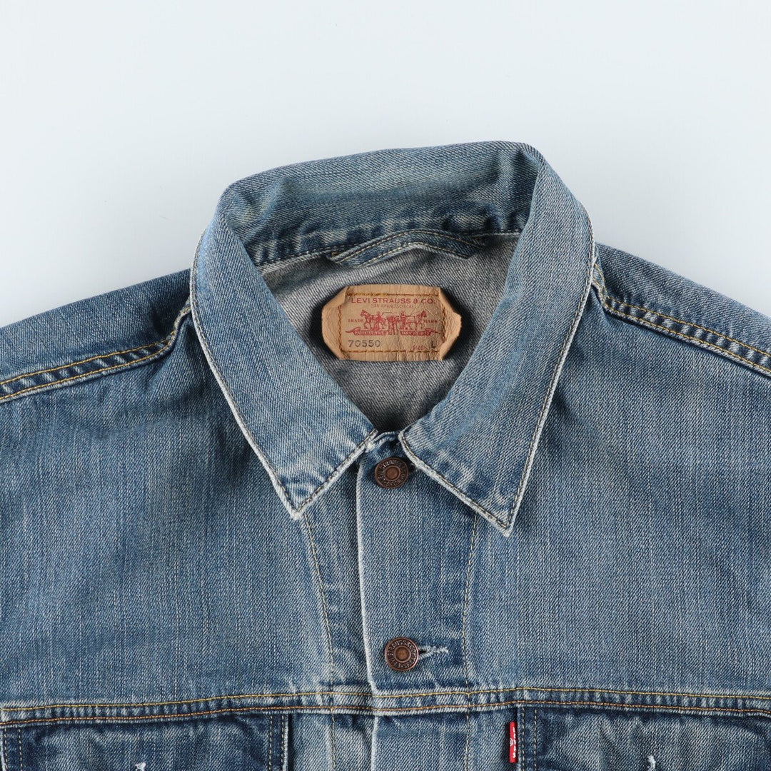 Levi's 70550 Euro Model Denim Jacket, G-Jean, Men's L size / eaa515860