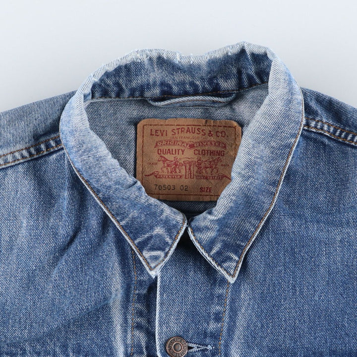 90'S Levi's 70503-02 Euro Model Denim Jacket, G-Jean, Men's M Size, Vintage / eaa515865