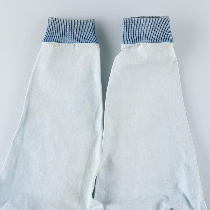 90'S International Denim Back Print Wolf Pattern Denim Varsity Jacket Made in Canada Men's M size /eaa515866