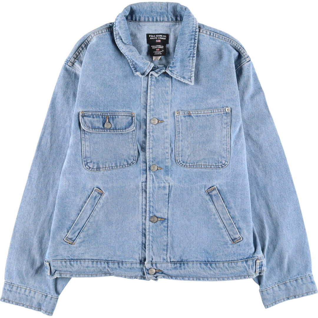 90'S Ralph Lauren POLO JEANS COMPANY denim jacket men's XL equivalent vintage / eaa515868