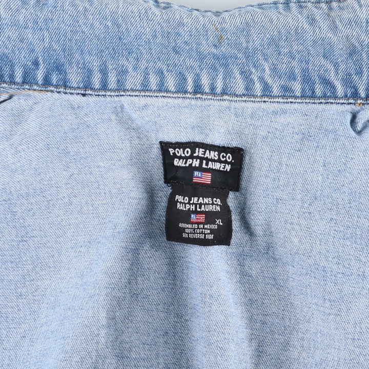90'S Ralph Lauren POLO JEANS COMPANY denim jacket men's XL equivalent vintage / eaa515868