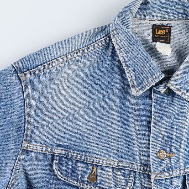 80'S Lee Black Tag Denim Jacket G-Jean Men's XL Size Vintage /eaa515874