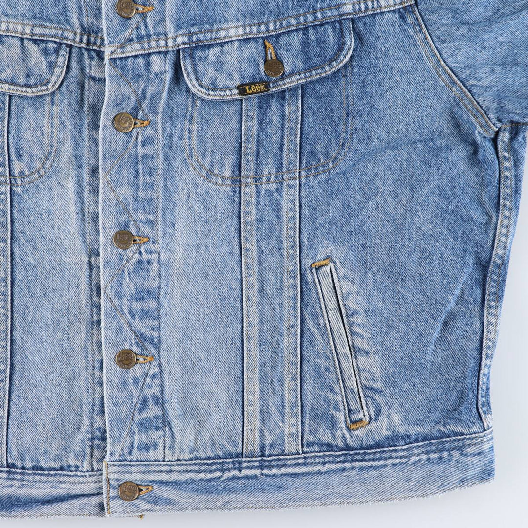 80'S Lee Black Tag Denim Jacket G-Jean Men's XL Size Vintage /eaa515874