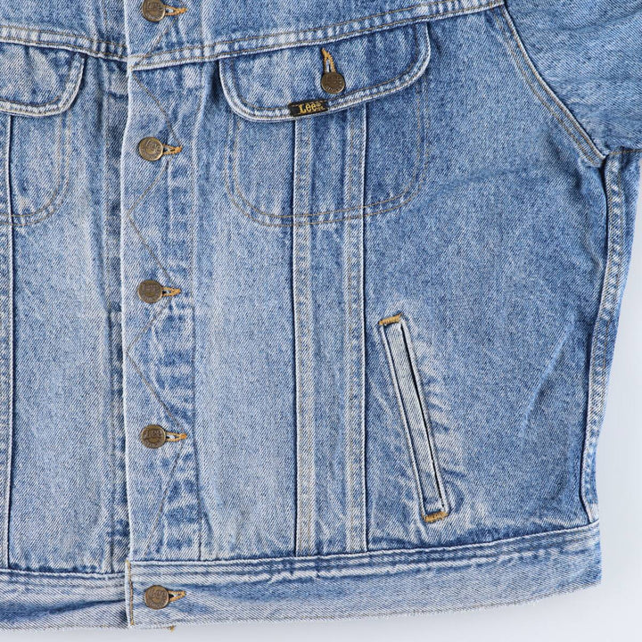 80'S Lee Black Tag Denim Jacket G-Jean Men's XL Size Vintage /eaa515874