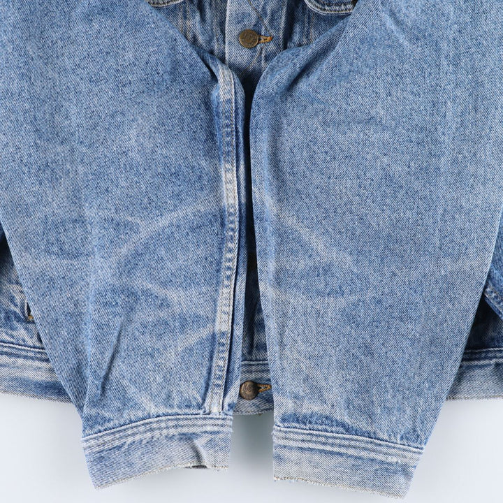 80'S Lee Black Tag Denim Jacket G-Jean Men's XL Size Vintage /eaa515874