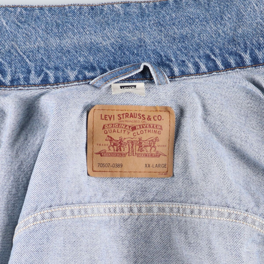 90'S Levi's 70507-0389 denim jacket, G-jacket, men's XXL equivalent, vintage / eaa515885