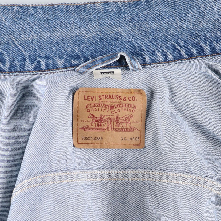 90'S Levi's 70507-0389 denim jacket, G-jacket, men's XXL equivalent, vintage / eaa515885