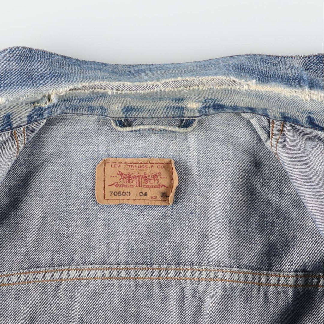 00'S Levi's 70500 04 Euro model denim jacket G-jacket Men's XL equivalent /eaa515888