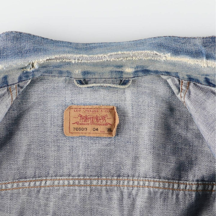 00'S Levi's 70500 04 Euro model denim jacket G-jacket Men's XL equivalent /eaa515888