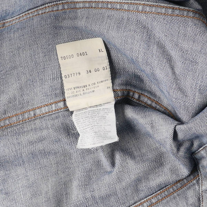 00'S Levi's 70500 04 Euro model denim jacket G-jacket Men's XL equivalent /eaa515888