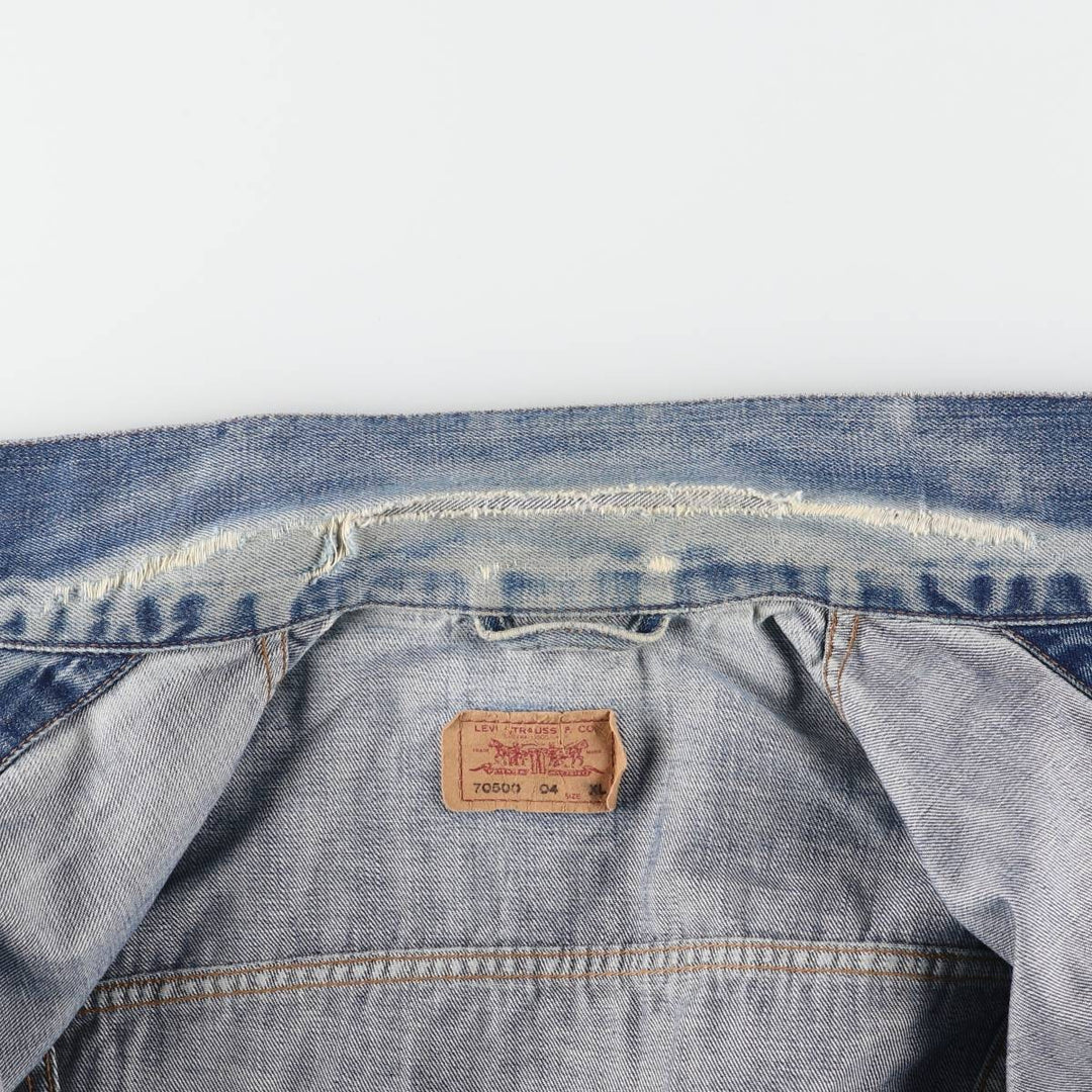00'S Levi's 70500 04 Euro model denim jacket G-jacket Men's XL equivalent /eaa515888