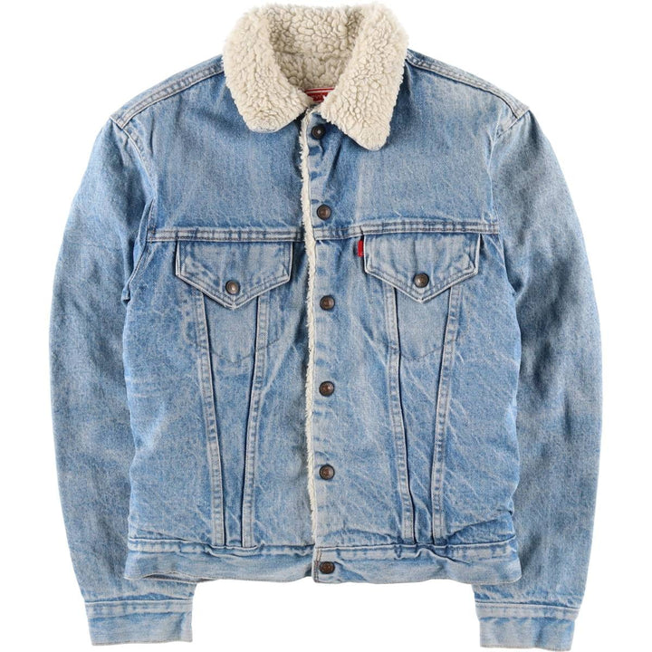 70'S Levi's Denim Boa Jacket, Men's M Size, Vintage / eaa515891