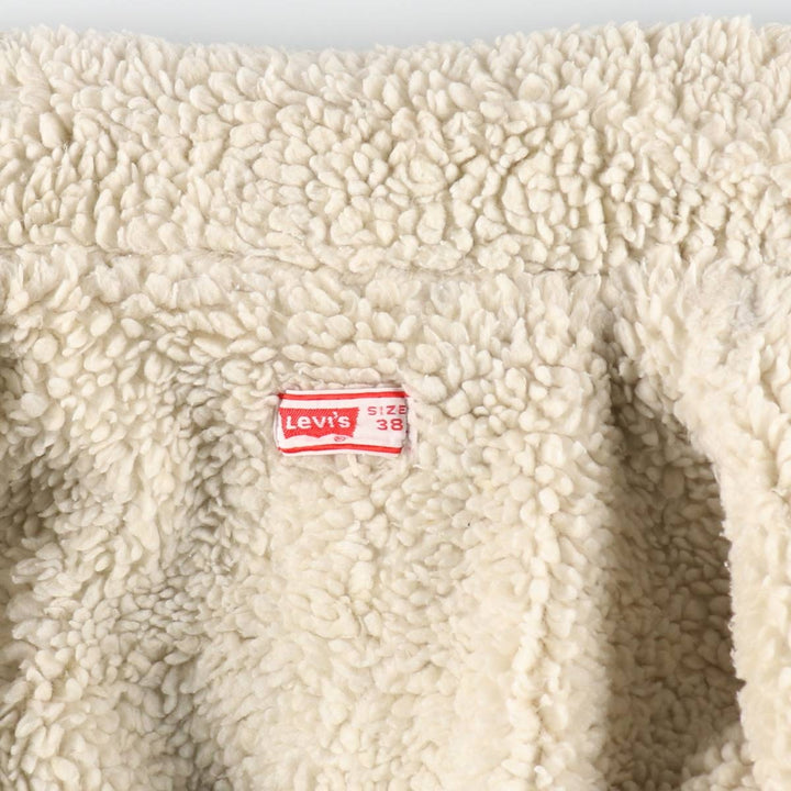 70'S Levi's Denim Boa Jacket, Men's M Size, Vintage / eaa515891