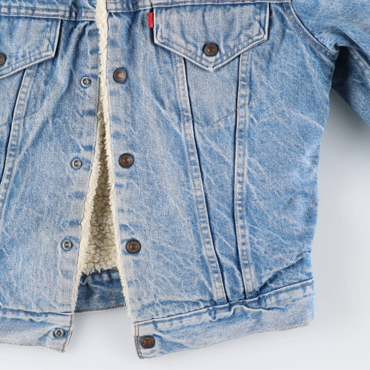 70'S Levi's Denim Boa Jacket, Men's M Size, Vintage / eaa515891