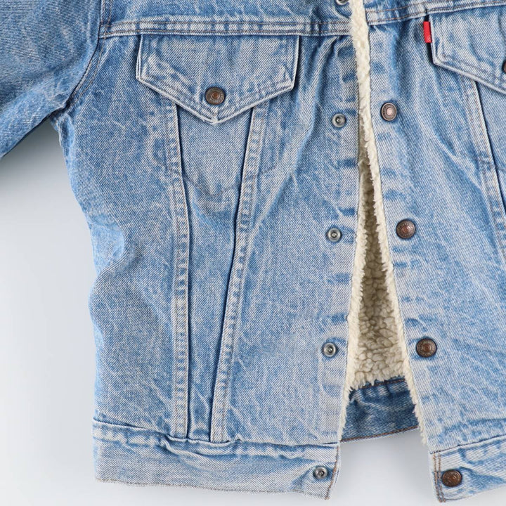 70'S Levi's Denim Boa Jacket, Men's M Size, Vintage / eaa515891