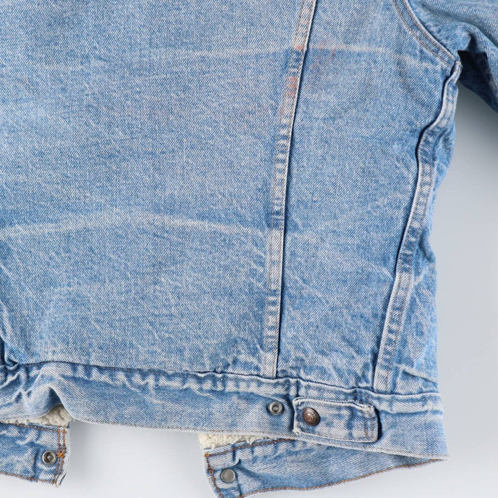 70'S Levi's Denim Boa Jacket, Men's M Size, Vintage / eaa515891