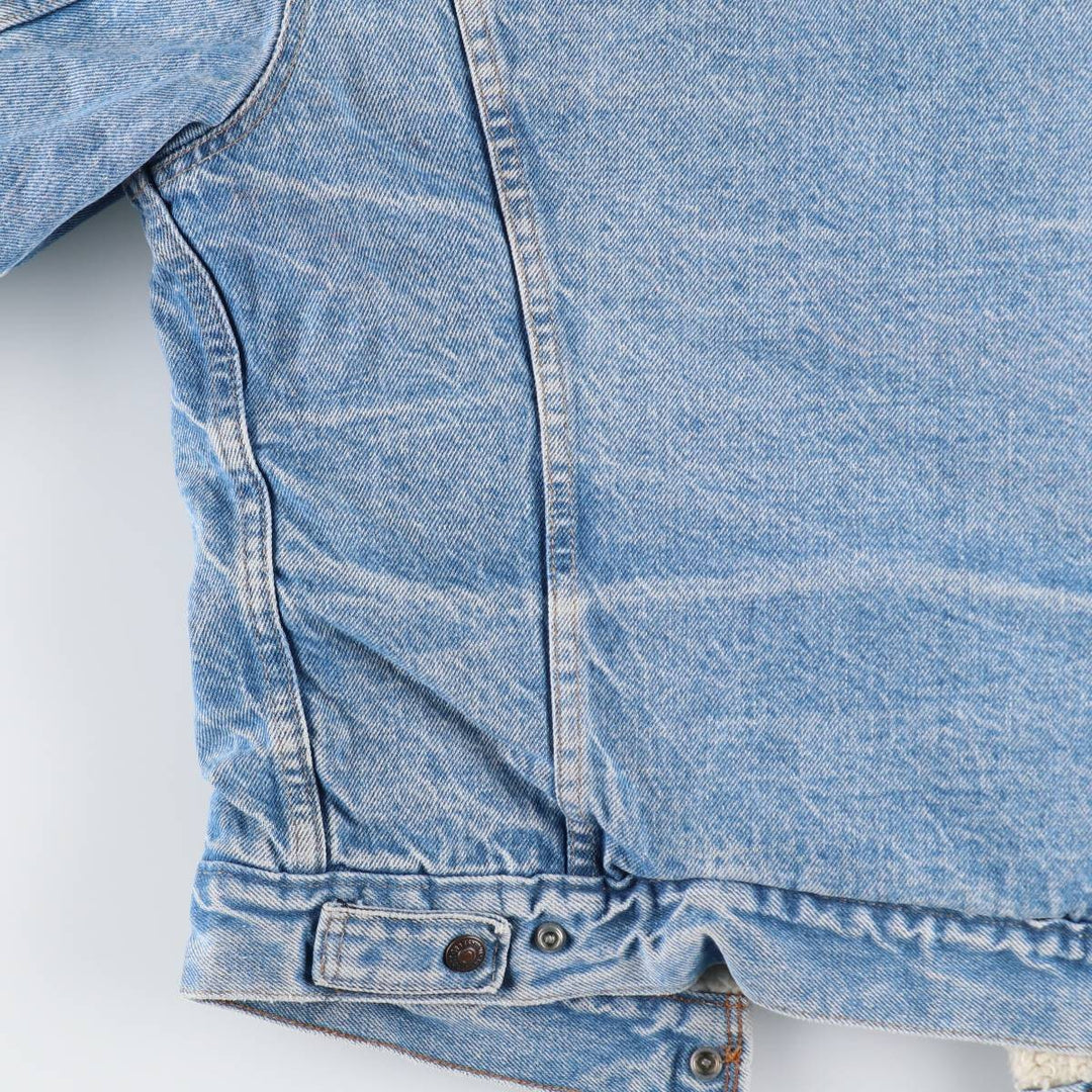 70'S Levi's Denim Boa Jacket, Men's M Size, Vintage / eaa515891