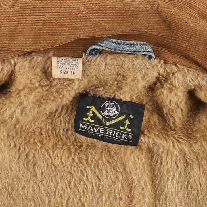 70'S Maverick denim jacket, made in USA, men's size S, vintage / eaa515894