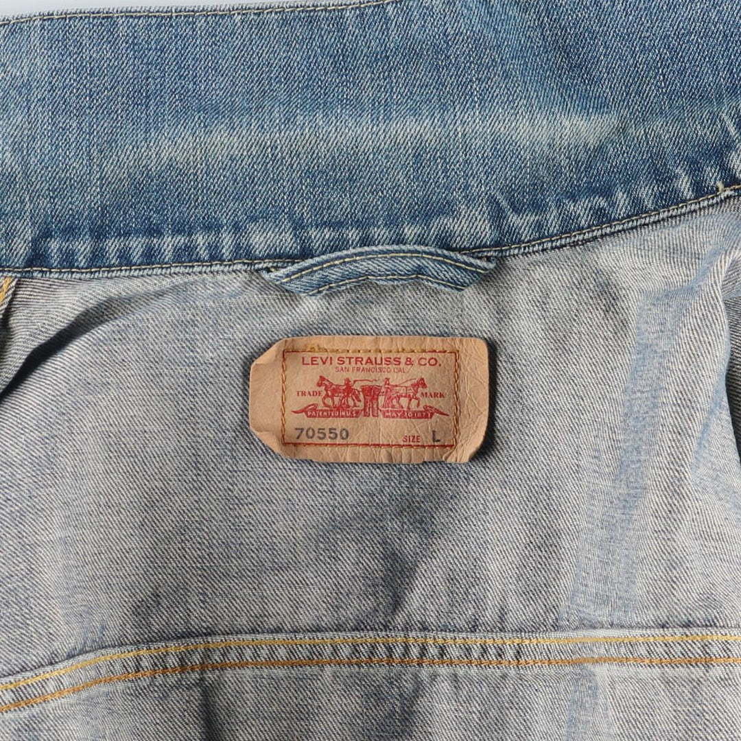 Levi's 70550-04 Euro Model Denim Jacket, G-Jean, Men's L size / eaa515899
