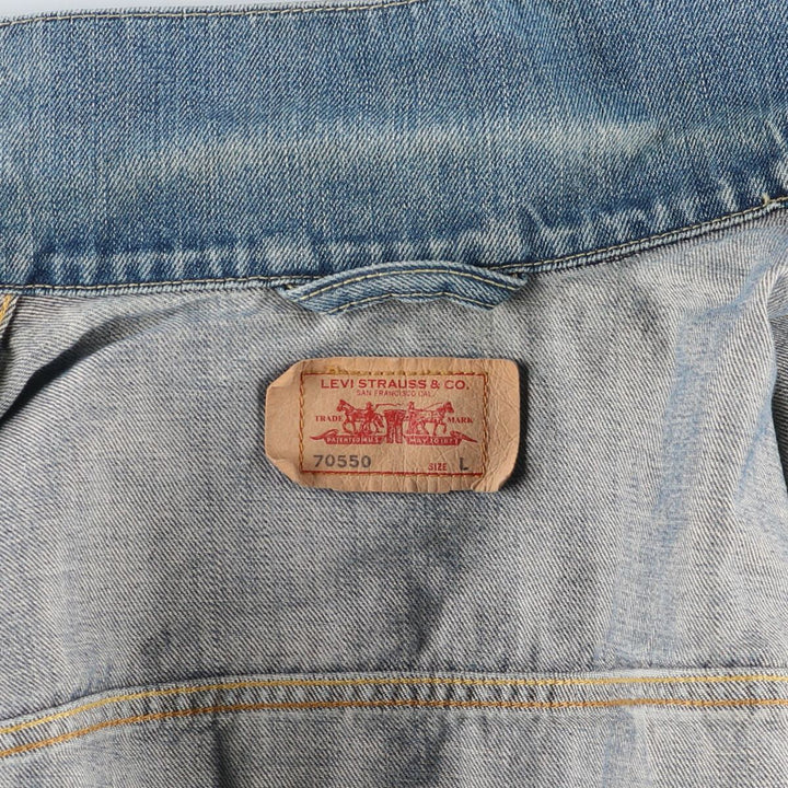 Levi's 70550-04 Euro Model Denim Jacket, G-Jean, Men's L size / eaa515899