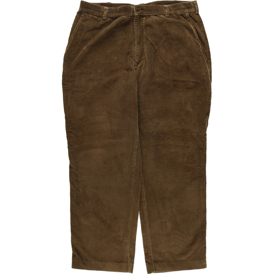 90'S JOS.A.BANK Vintage Corduroy Pants, Men's Size 36 cotton brown type Vintage Second Hand
