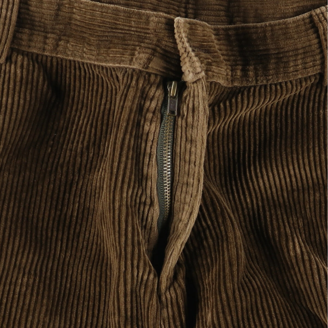 90'S JOS.A.BANK Vintage Corduroy Pants, Men's Size 36 cotton brown type Vintage Second Hand