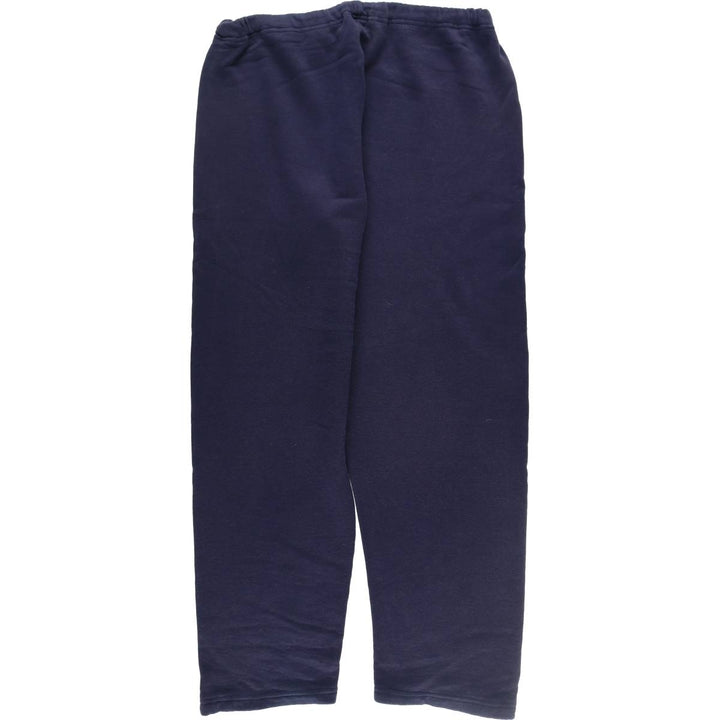 90'S Russell sweatpants, made in USA, men's XL size, vintage polyester navy blue type Vintage Second Hand