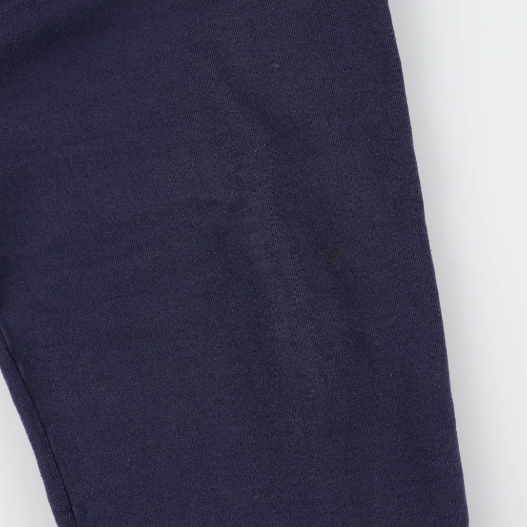 90'S Russell sweatpants, made in USA, men's XL size, vintage polyester navy blue type Vintage Second Hand