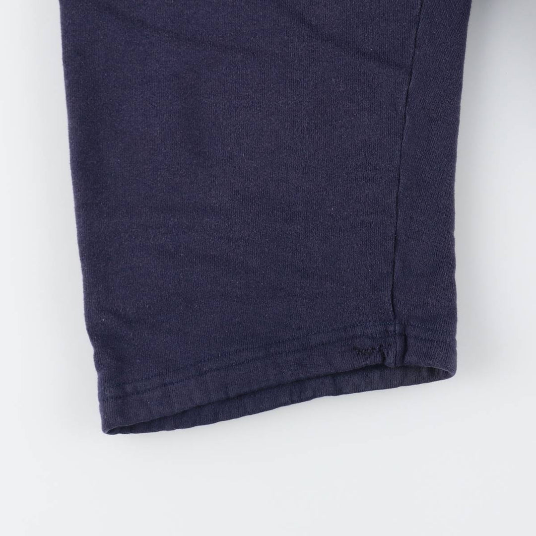 90'S Russell sweatpants, made in USA, men's XL size, vintage polyester navy blue type Vintage Second Hand